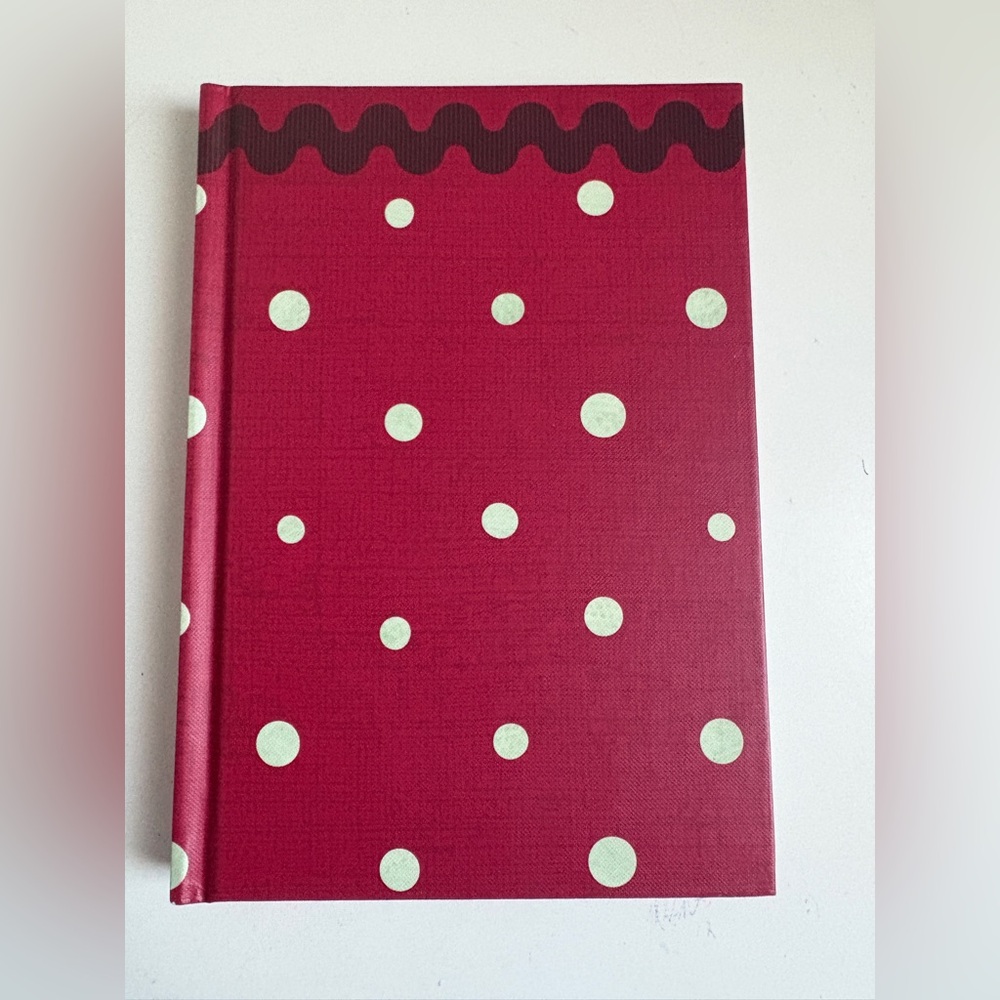 Red Polka Dot Hardcover Journal